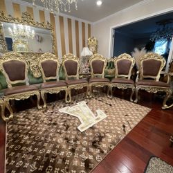 Very Beautiful gorgeous Victorian luxury dining chairs