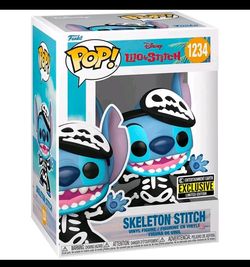 Funko Pop Halloween Skeleton Stitch #1234 Entertainment Earth Exclusive Vinyl Figure New in Box