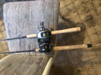 S1LStsr Tech I reel Mitchell Tradition rod Crestfire BANTAN SHIMANO Reel SHIMANO Jimmy Houston reel 2 Tackle Boxs with Lures, Hooks, and treble Hooks