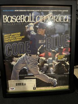 Cody Bellinger Autographed Magazine