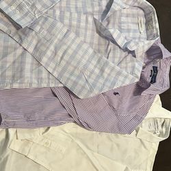 3 boys' dress shirts, size 12