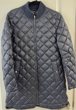 French Connection Navy Ultra Lightweight Down Coat, Small size