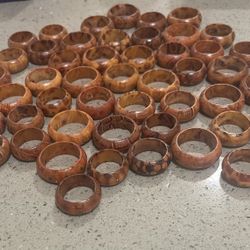 wooden rings