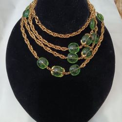 Long Crown Trifari Necklace