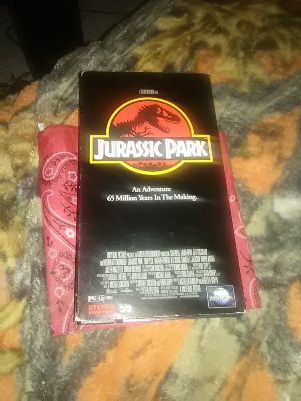 VHS tapes Jurassic Park