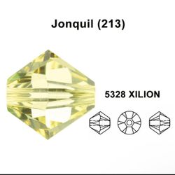 72 Swarovski 10mm Bicone 5328 beads in Jonquil