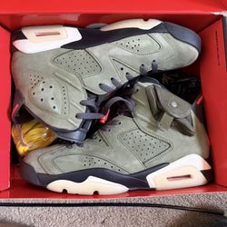 🔥 Jordan 6 x Travis Scott “Olive” – Size 11 – Excellent Condition🔥