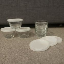 Small Glass Container With Lid