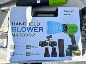 Handheld blower 2 batteries $40 