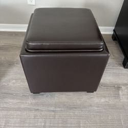 Crate And barrel Ottoman With Storage