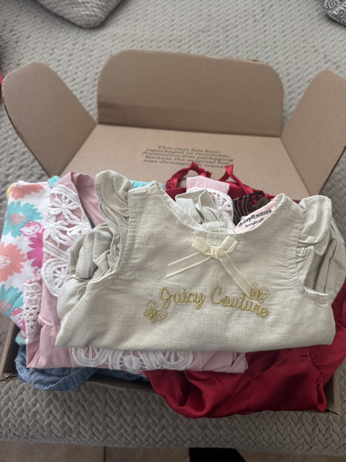 Babys Box Of Clothes