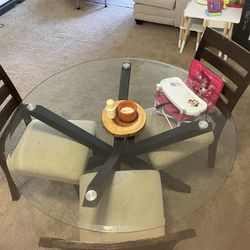 Glass Table (great Condition)