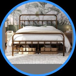 Yaheetech Classic Metal Platform Bed Frame 