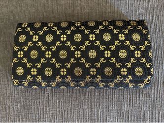 Black Elegant Chinese Clutch Purse