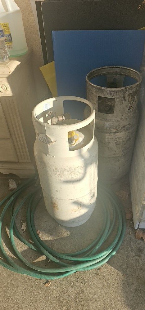 Empty Forklift Propane Tanks