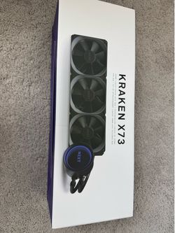 NZXT kraken x73 360mm cpu liquid cooler RGB