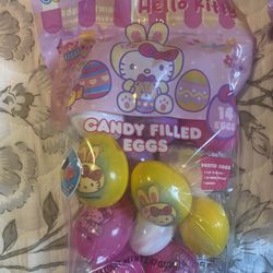 Hello Kitty Candy Filled 14 Eggs $10 Each Have 8 Packs For Sale