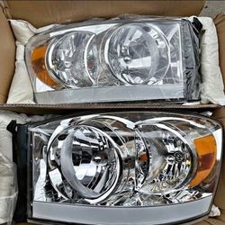 06-08 Dodge Ram LED Headlights Faros Calaveras Micas Luces 