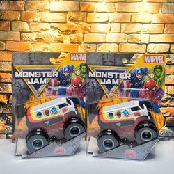 Monster Jam 1:64 Scale Collectible Marvel Comics Van Series 05 Monster Truck $15 Each