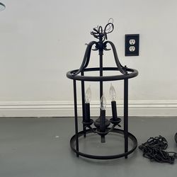 Rustic Iron Chandelier Pendant Lights – 2 for 1 Deal