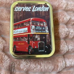 Nostalgic Double Decker Tobacco Tin Reproduction