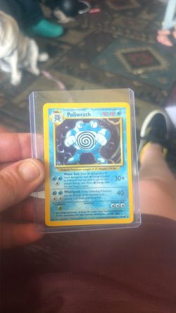 1995 first edition , shadowless poliwhirl