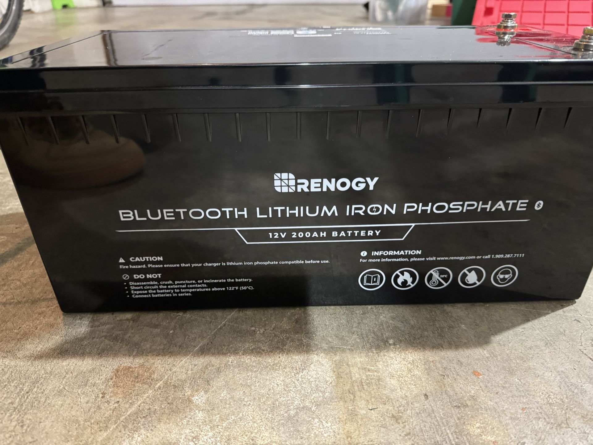 12V 200Ah LiFePO4 Lithium Battery – Bluetooth Monitoring