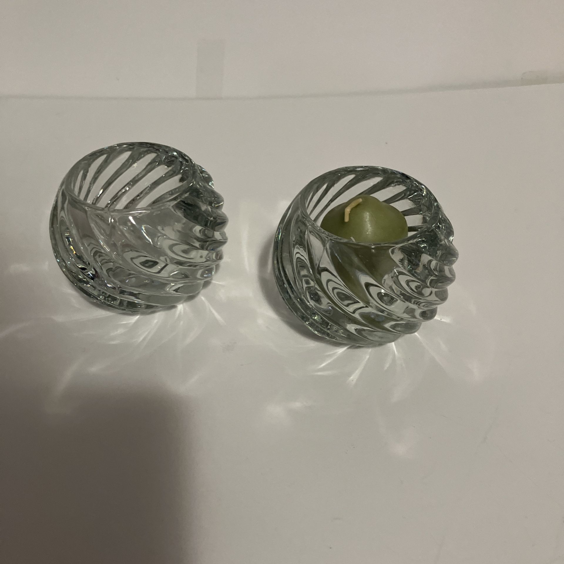 2 “Party Lite” Votive Candle Holders
