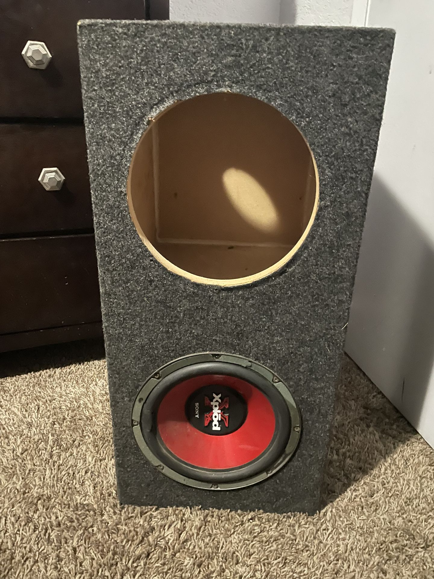 Xplōd Sony Speaker With Wooden Base For Car