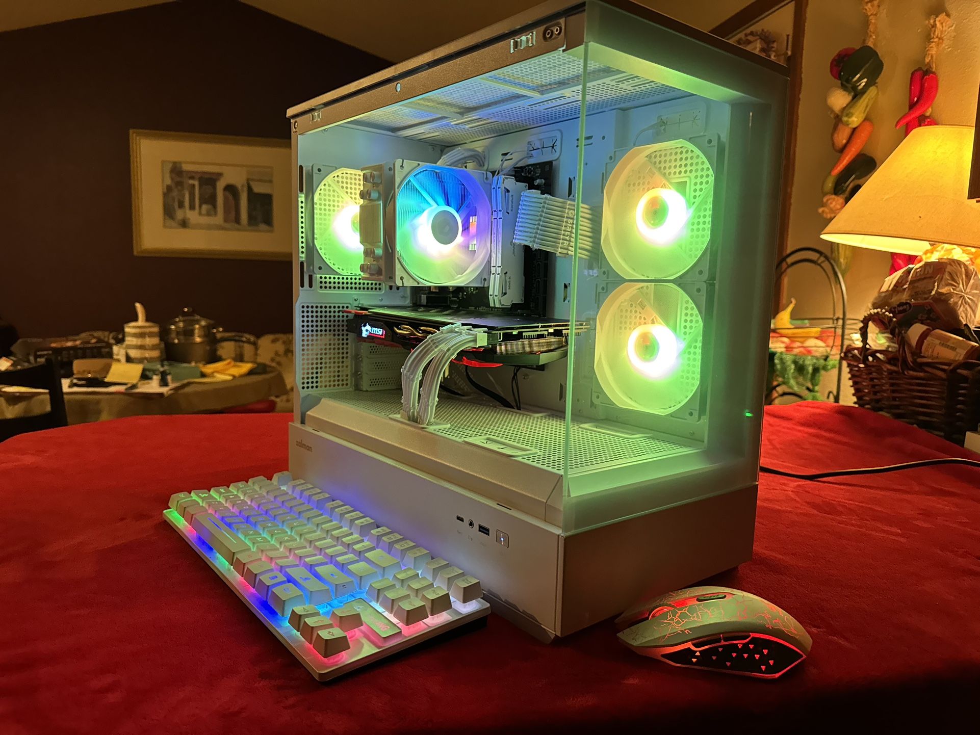 Gaming PC, 1080P, Ryzen 5 5500, GeForce GTX 1080 8GB, 16GB DDR4 3600Mhz, 1TB M.2 NVME SSD