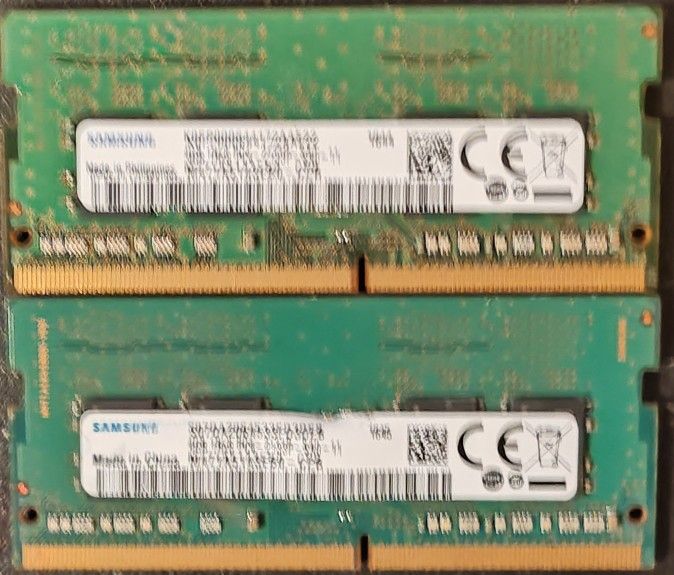 Samsung 8gb 2x4gb DDR 4 Sodimm