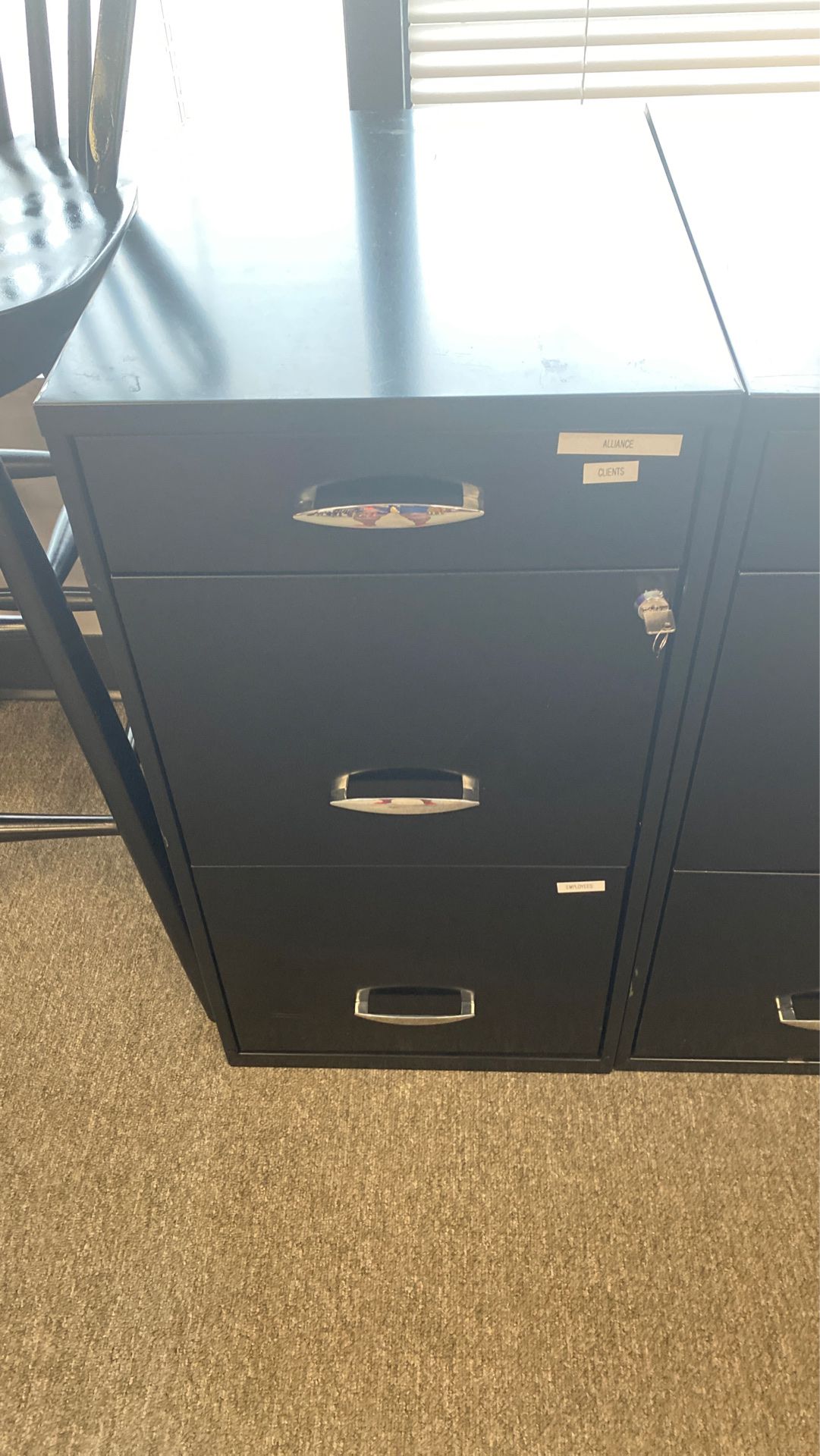 2 draw file cabinet