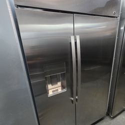 48" GE MONOGRAM BUILT IN STAINLESS STEEL REFRIGERATOR 