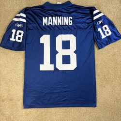 Peyton Manning Indianapolis Colts Men’s Medium Reebok Jersey  