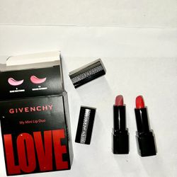 GIVENCHY My Mini Magic Lip Duo 1.3g*2 Rose Nocturne 6  rouge Interdit 13 NIB
