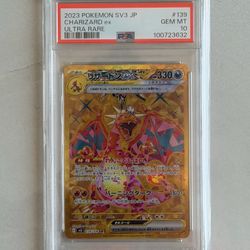 Pokémon Charizard ex Ultra Rare SV3 PSA 10 139/108 JP