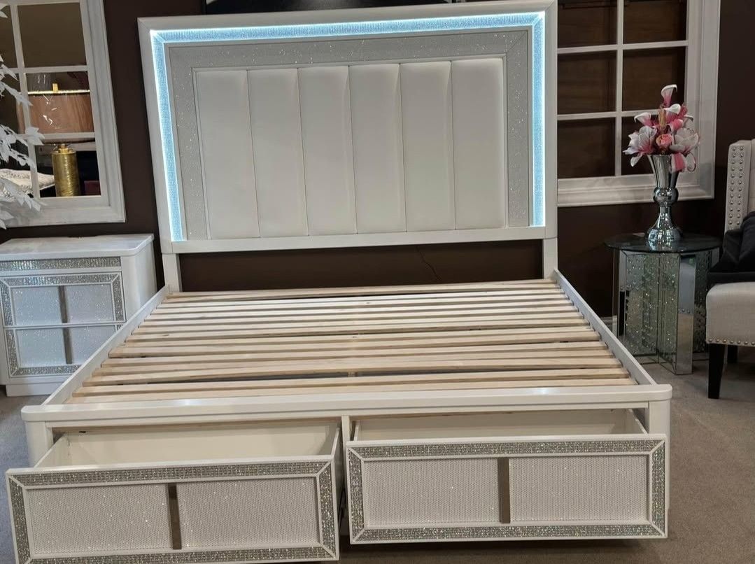 Awesome Master Bedroom Furniture Set 🌟 Queen Size Bedroom Furniture, King Size Bedroom Furniture 🔥Bed Frame, Dresser, Mirror, Nightstand, Chest, Mat