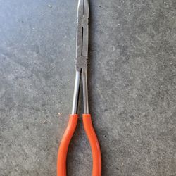 Crescent 13 in. X2 Double Compound Long Reach Long Nose Pliers with Dual Material Handle