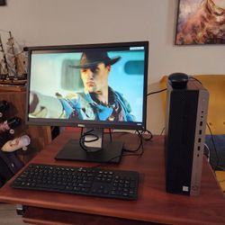 HP EliteDesk 800 G3 SFF dektop computer 
Intel core i7-6700U @ 3.40ghz
32GB RAM
240GB NVMe m.2 SSD
Win 11 Pro, Ethernet connection.  Microsoft office 