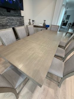 Wooden dinning table