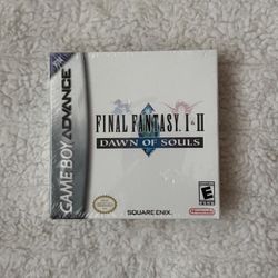 Final Fantasy I & II: Dawn of Souls Nintendo Game Boy Advance, 2004 - New Sealed