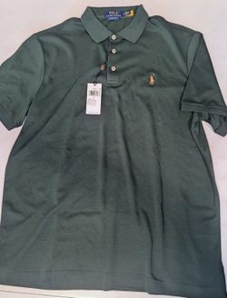 New Men's Large Polo Short Sleeve Collar Shirt