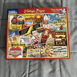 Vintage Signs Puzzle 1000pc Brand New