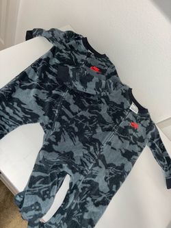 Nike Camo Fleece Zip-Up onsie