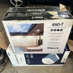 Klipsch KHO-7 Weatherproof Indoor Outdoor Speakers
