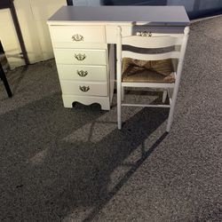 3 DRAWER VANITY DESK WITH CHAIR- $199