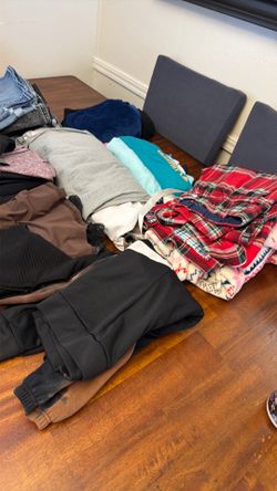 Multiple girl clothing pieces
