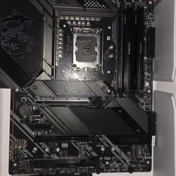 MSI Gaming Motherboard With 64g Memory