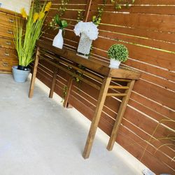 🪐🪵Console table, farmer style, entryway table decorator, mesa de entrada, table decorator ñ🪵🪐