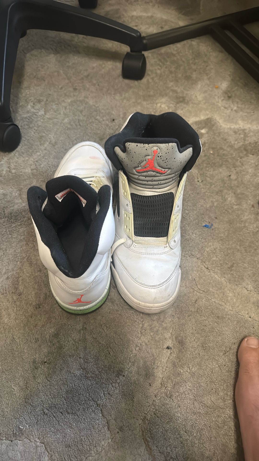 Air Jordan 5 Retro "Pro Stars" (Poison Green) - Size 11.5